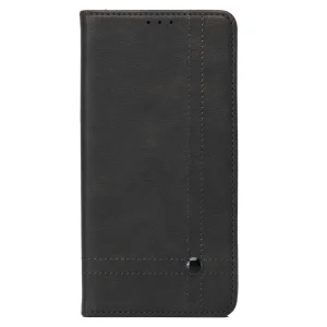 Калъф Тефтер Smart Seam за iPhone 17, Черен