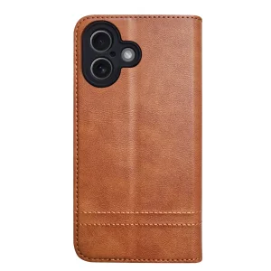 Smart Seam Wallet Case for iPhone 17, Brown 3