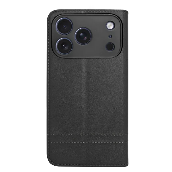 Калъф Тефтер Smart Seam за iPhone 18 Pro, черен 2