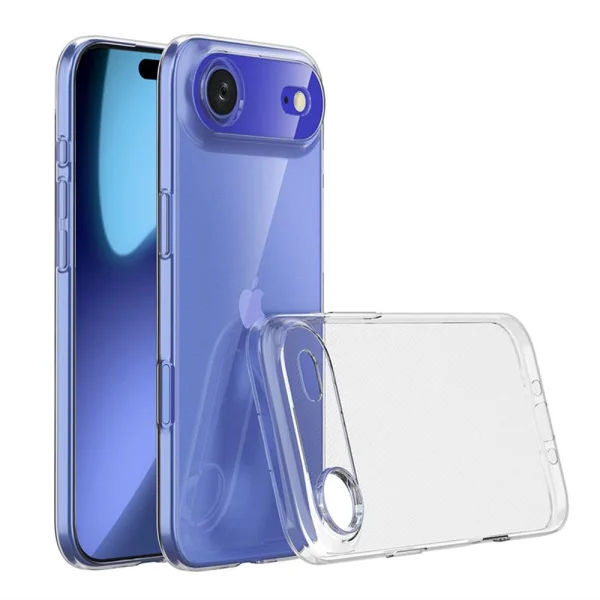 Силиконов калъф за iPhone 17 Air, 2mm, прозрачен 2