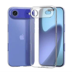 Силиконов калъф за iPhone 17 Air, 2mm, прозрачен