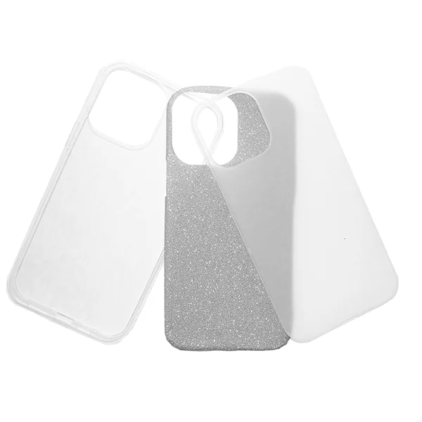 Shockproof Case Shining for iPhone 13 Pro Max, Silver 5