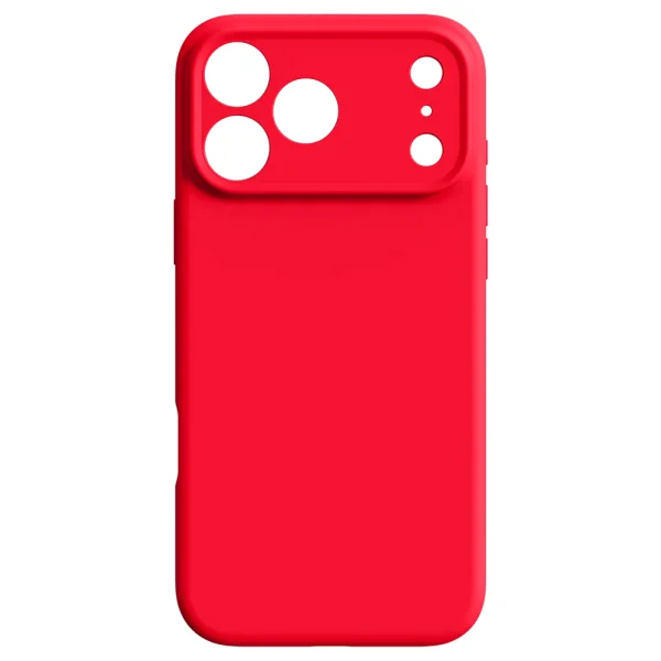 Silicone case Silicone Lite for iPhone 18 Pro, red 2