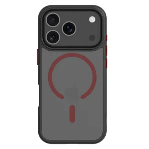 Калъф Tactical MagForce Hyperstealth 2.0 Cover за iPhone 18 Pro Max, черен-червен