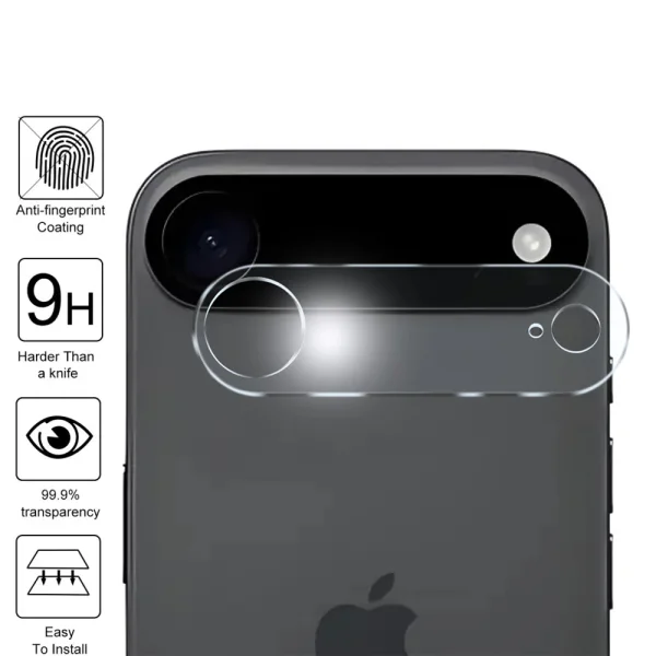 5D Glass Camera Protector for iPhone 17 Air, transparent 2