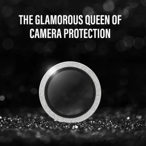 Стъклен Протектор за камера PanzerGlass Hoops Lens Protector за iPhone 17 Air, сребрист с камъчета 3