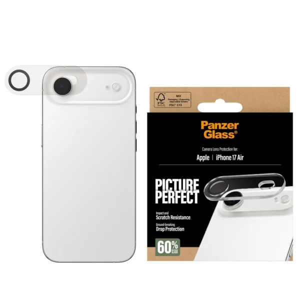 Стъклен Протектор за камера PanzerGlass Hoops Lens Protector за iPhone 17 Air 1