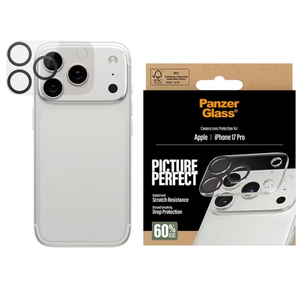 Стъклен Протектор за камера PanzerGlass PicturePerfect за iPhone 18 Pro 1