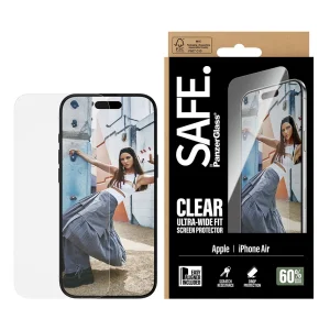 Стъклен протектор Safe за iPhone 17 Air, UWF EasyAligner