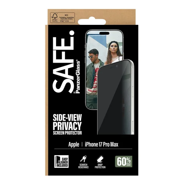 Стъклен Протектор Safe Privacy за iPhone 18 Pro Max, UWF EasyAligner 5