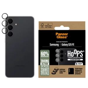Стъклен Протектор за камера PanzerGlass Hoops Lens Protector за Samsung Galaxy S25 FE, Прозрачен