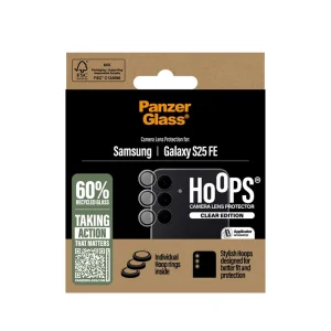 Glass Camera Protector PanzerGlass Hoops Lens Protector for Samsung Galaxy S25 FE, Transparent 4