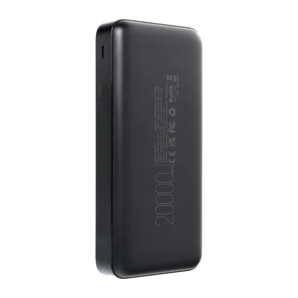 Външна батерия Blue Star, 20000 mAh, 2.1A, W2015, черен 2