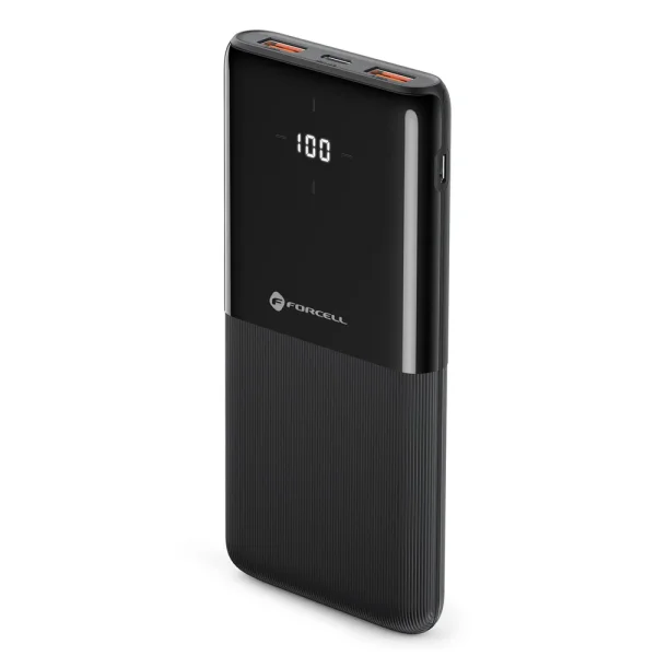 Външна батерия Forcell F-Energy, P10k1, PD, QC3.0, 3A, 20W, 10000 mAh, черен 1
