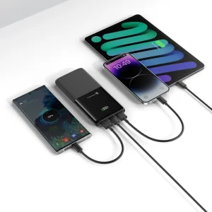 Външна батерия Forcell F-Energy, P10k1, PD, QC3.0, 3A, 20W, 10000 mAh, черен 3