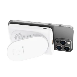 Външна батерия Forcell F-Energy MagStand, F10K2, QC3.0, PD, 5A, 20W, 10000 mAh, бял 3