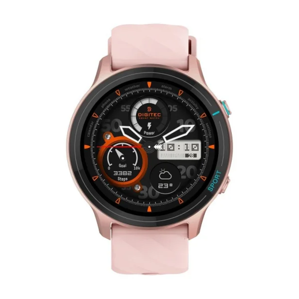 Смарт Часовник TITMO O-100, TFT, bluetooth call, розов 1