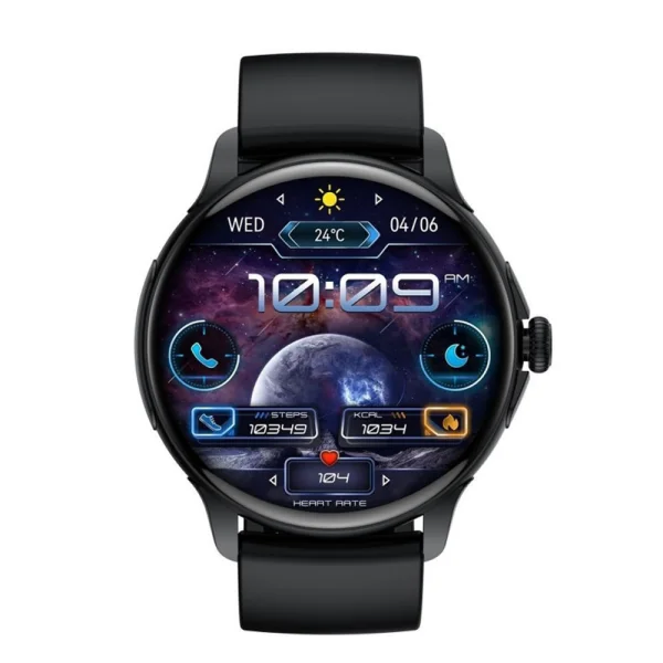 Смарт Часовник TITMO O-150, AMOLED, bluetooth call, черен 1
