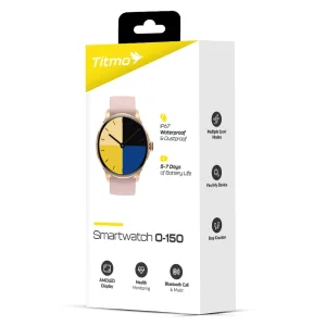 Смарт Часовник TITMO O-150, AMOLED, bluetooth call, Розов 3