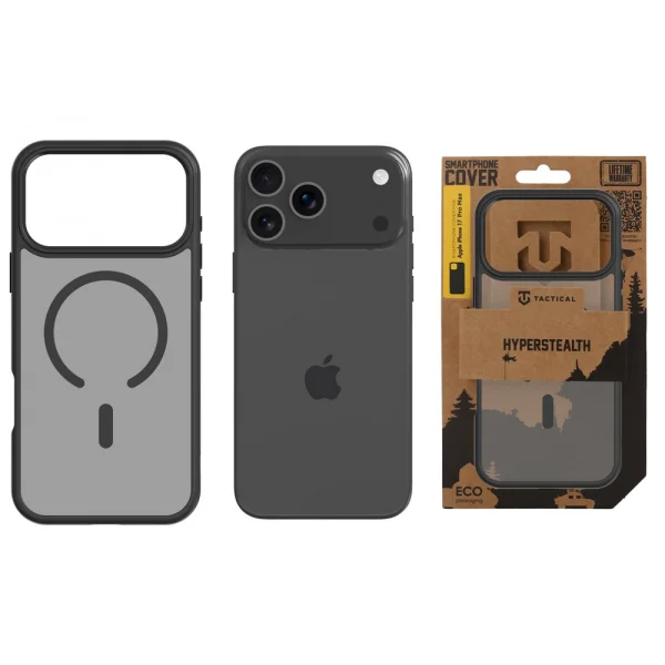 Удароустойчив калъф Tactical MagForce Hyperstealth за iPhone 18 Pro Max, тъмно сив 3