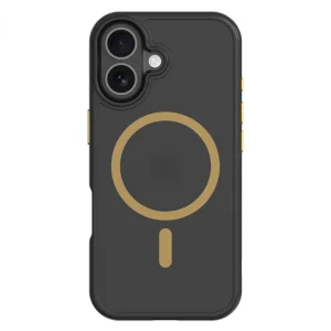Удароустойчив калъф Tactical MagForce Hyperstealth 2.0 за iPhone 17, черен-жълт