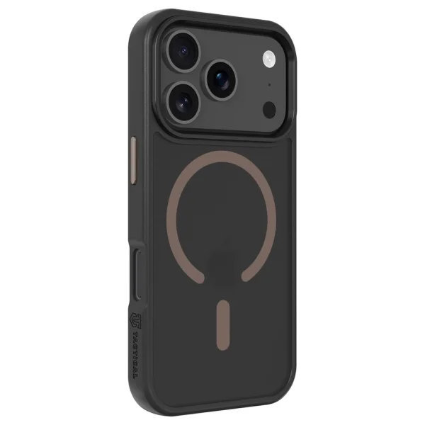 Shockproof case Tactical MagForce Hyperstealth 2.0 for iPhone 18 Pro, black - brown 2
