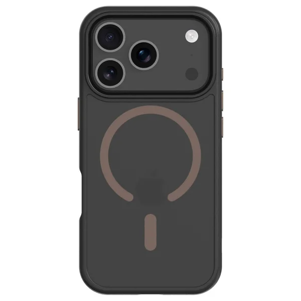 Shockproof case Tactical MagForce Hyperstealth 2.0 for iPhone 18 Pro, black - brown 1