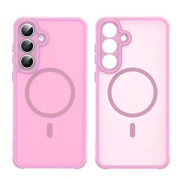 Shockproof case Techsuit HaloFrost II MagSF for Samsung Galaxy S25 FE, pink 2
