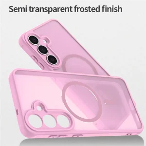 Shockproof case Techsuit HaloFrost II MagSF for Samsung Galaxy S25 FE, pink 3