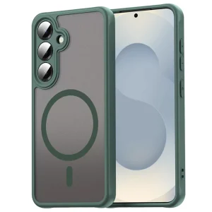 Удароустойчив калъф Techsuit HaloFrost II MagSF за Samsung Galaxy S25 FE, Зелен