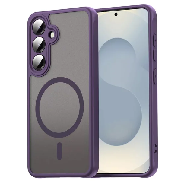 Shockproof case Techsuit HaloFrost II MagSF for Samsung Galaxy S25 FE, Purple 1