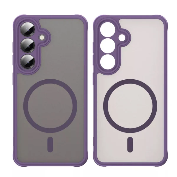 Shockproof case Techsuit HaloFrost II MagSF for Samsung Galaxy S25 FE, Purple 2