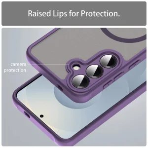 Shockproof case Techsuit HaloFrost II MagSF for Samsung Galaxy S25 FE, Purple 4