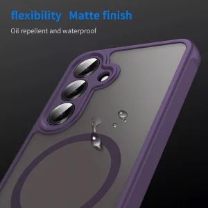 Shockproof case Techsuit HaloFrost II MagSF for Samsung Galaxy S25 FE, Purple 3