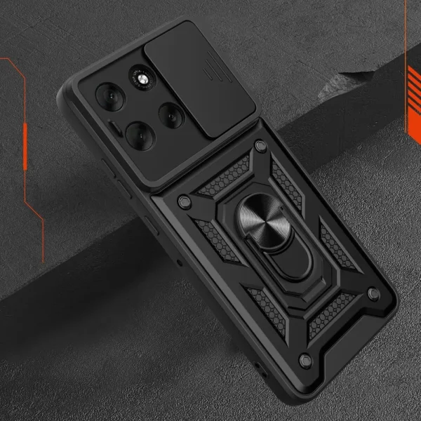 Удароустойчив Калъф Techsuit CamShield за Motorola Moto G86, черен 5