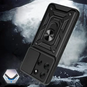 Удароустойчив Калъф Techsuit CamShield за Motorola Moto G86, черен 4