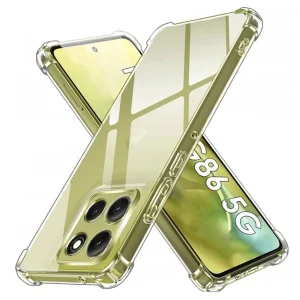 Силиконов калъф Techsuit Shockproof за Motorola Moto G86, Прозрачен
