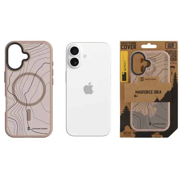 Калъф Tactical MagForce Hyperstealth Sika за iPhone 17, капучино 3