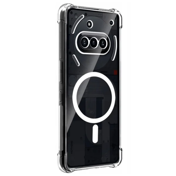 Silicone case Techsuit Shockproof MagSF for Nothing Phone (3a), transparent 1