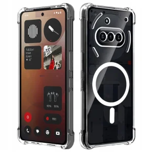 Silicone case Techsuit Shockproof MagSF for Nothing Phone (3a), transparent 3