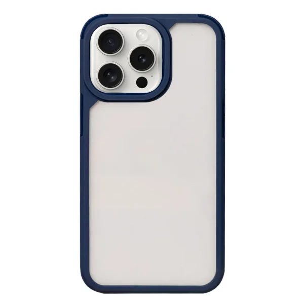 Удароустойчив калъф Color Shock за Iphone 15 Pro, син 2