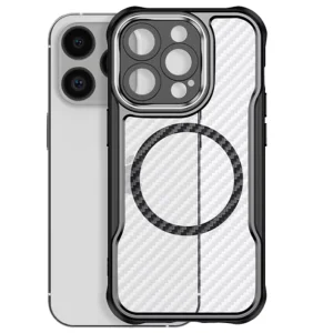 MagSF Hybrid Carbon Case for iPhone 15 Pro, Black 5