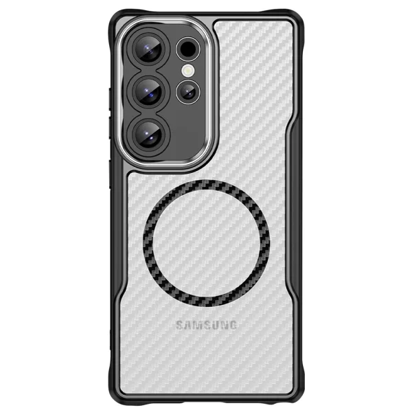 Калъф MagSF Hybrid Carbon за Samsung Galaxy S24 Ultra, Черен 1