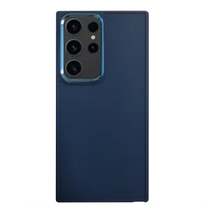 Удароустойчив калъф Frame за Samsung Galaxy S23 Ultra, Тъмно син