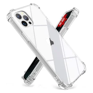 Силиконов калъф Drop Resistant за iPhone 12 Pro, Прозрачен