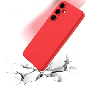 Silicone Case Silicone Lite for Samsung Galaxy S25 FE, red 3