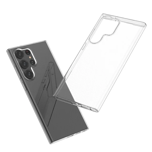 Силиконов калъф за Samsung Galaxy S23 Ultra, 1mm, прозрачен 2