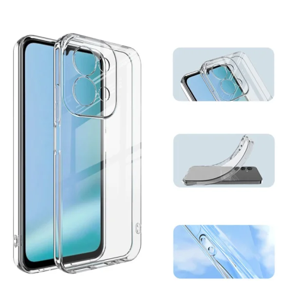 Silicone case for Xiaomi Redmi 15C, 2mm, transparent 3