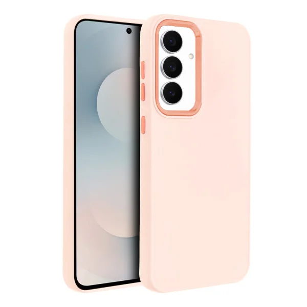 Shockproof case FRAME for Samsung Galaxy S25 FE, pink 1