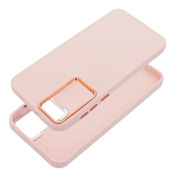 Shockproof case FRAME for Samsung Galaxy S25 FE, pink 2